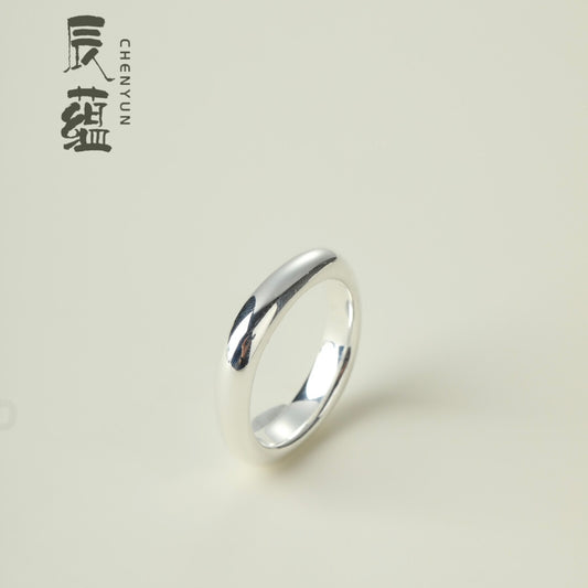 CHENYUN Rounded Silver Band