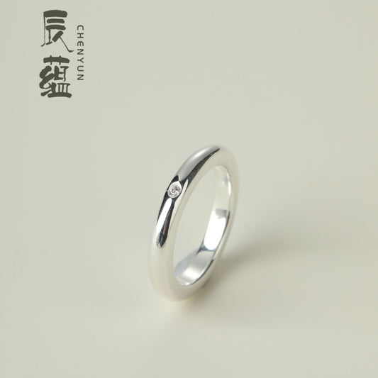 CHENYUN Silver Diamond Ring