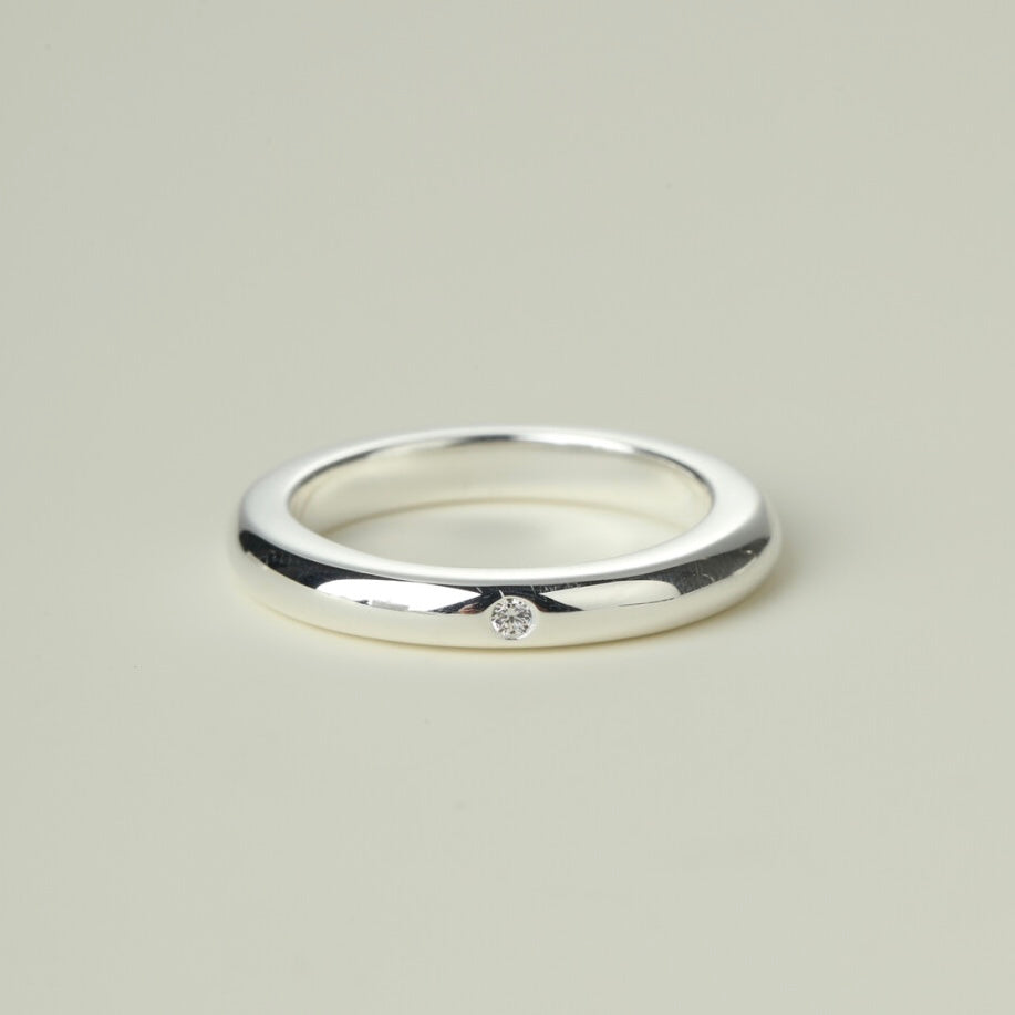 CHENYUN Silver Diamond Ring